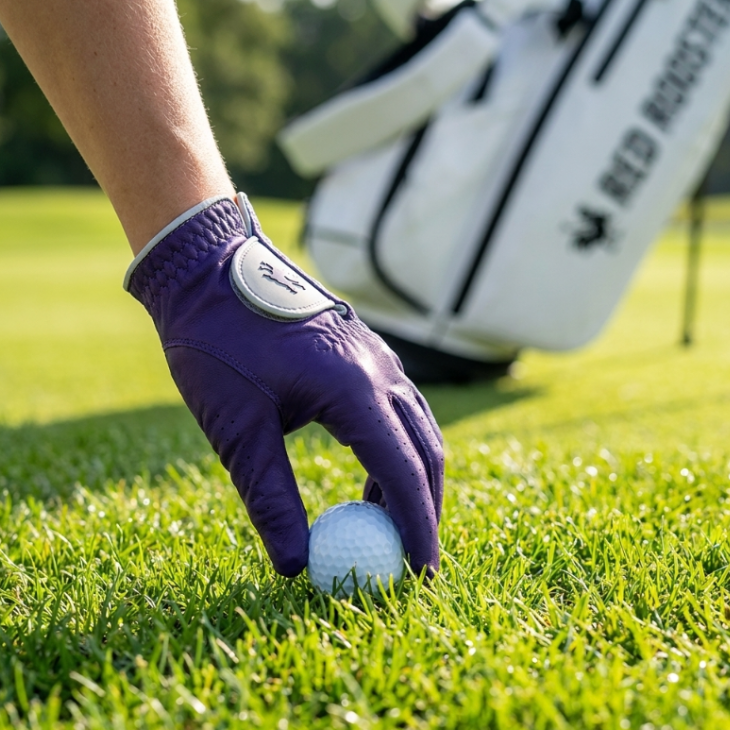 Women's Lavender Gloves USA - Red Rooster Golf Inc.