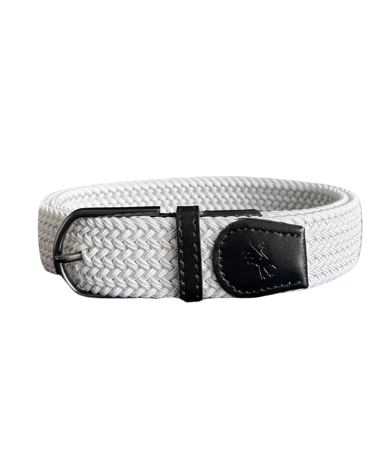 Braided Belt White Golf Belt
