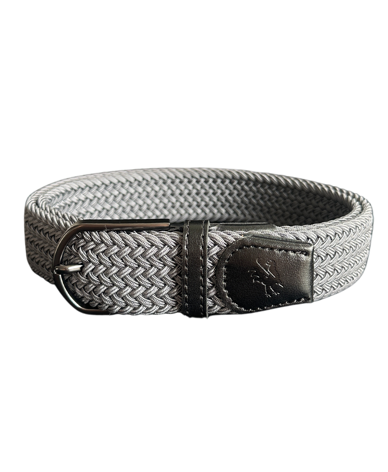 Braided Belt Grey Golf Belt