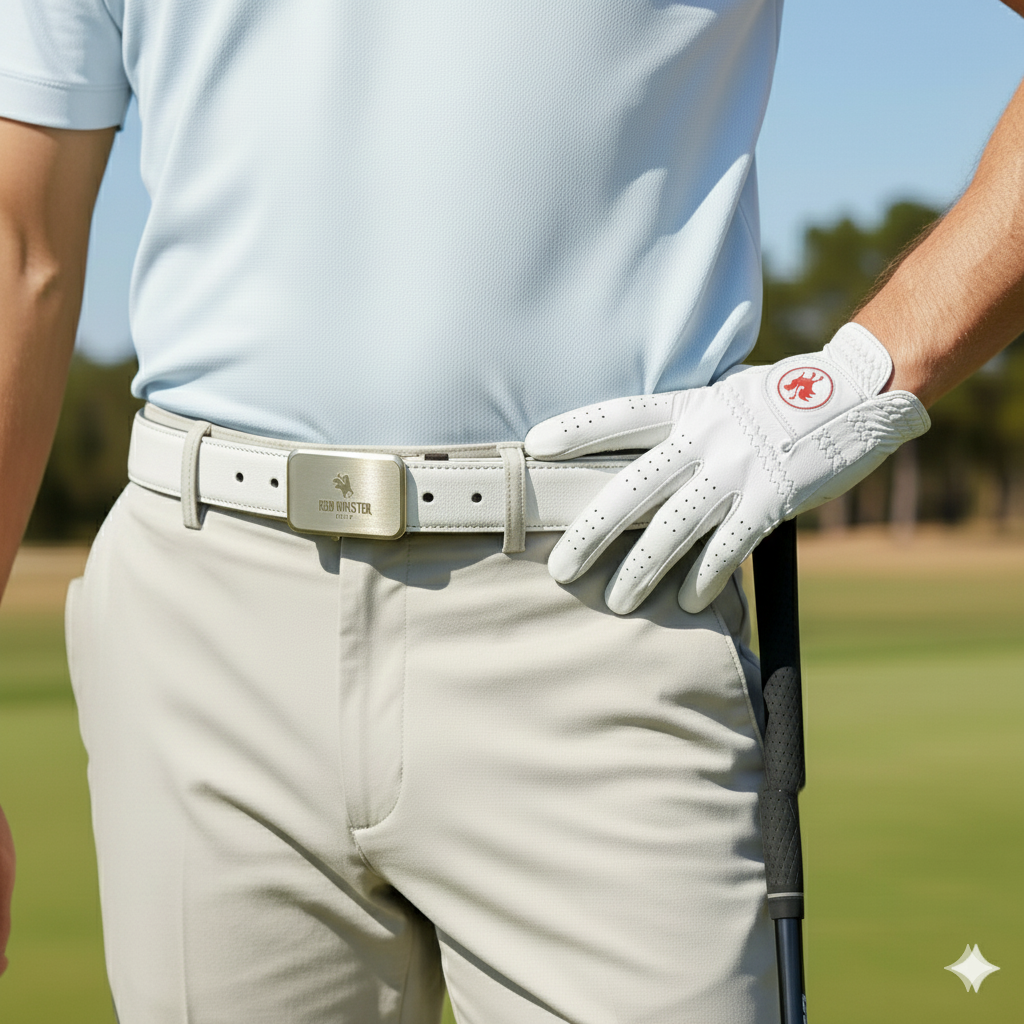 Leather Belt - 3 pack Golf Belt USA - Red Rooster Golf Inc.