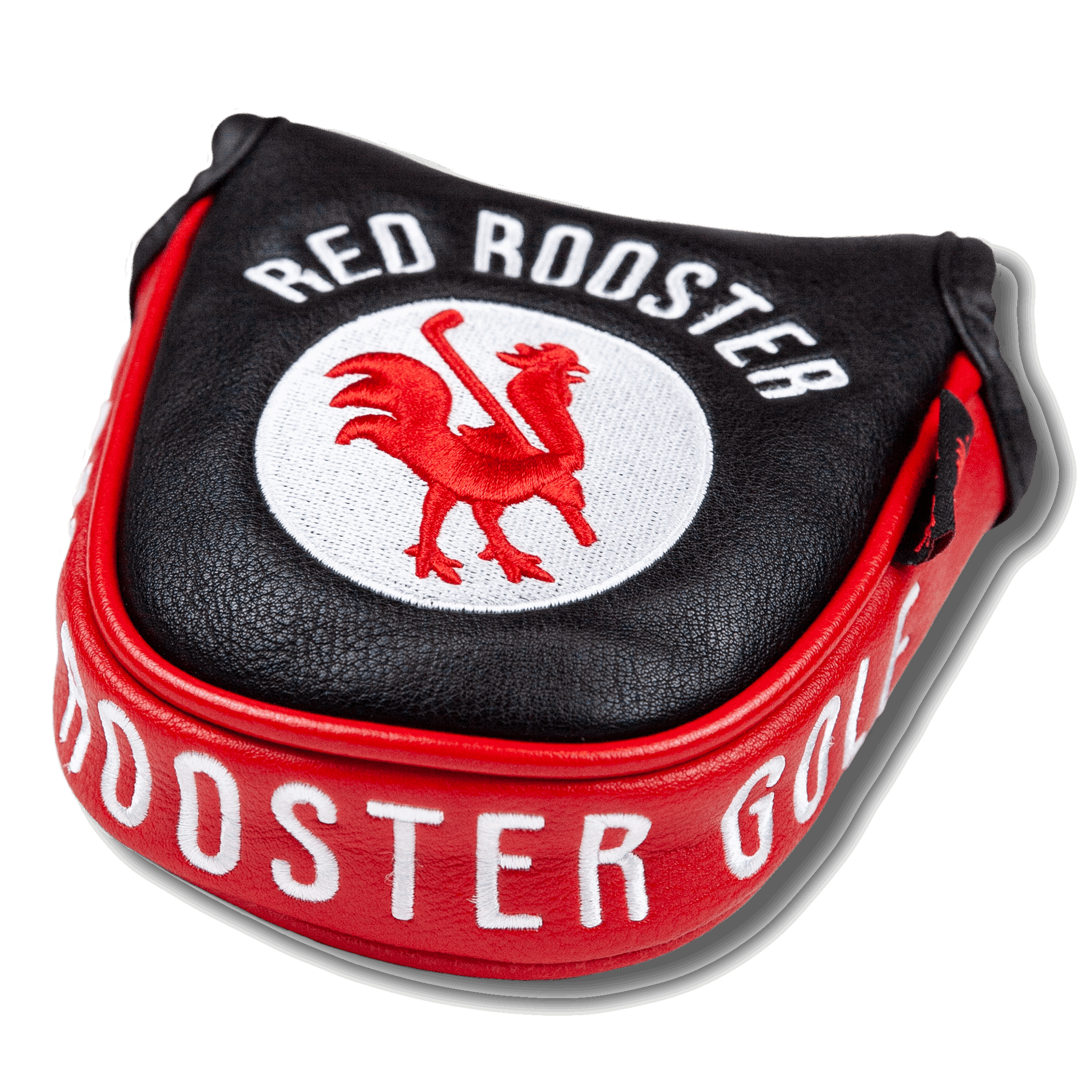 Mallet Putter - The Lair (Red) Golf Club Headcovers Red Rooster Golf Inc.