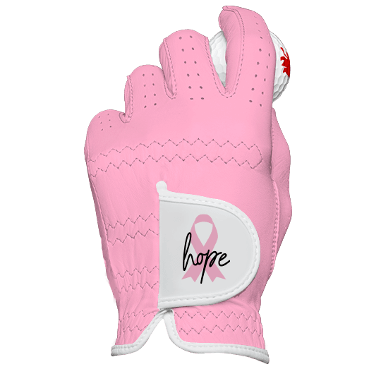 The Warrior - Breast Cancer Awareness Gloves USA - Red Rooster Golf Inc.