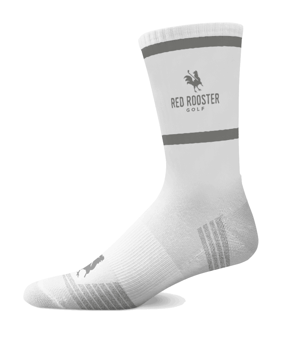 Performance Socks - Long The Whiteout Golf Socks USA - Red Rooster Golf Inc.