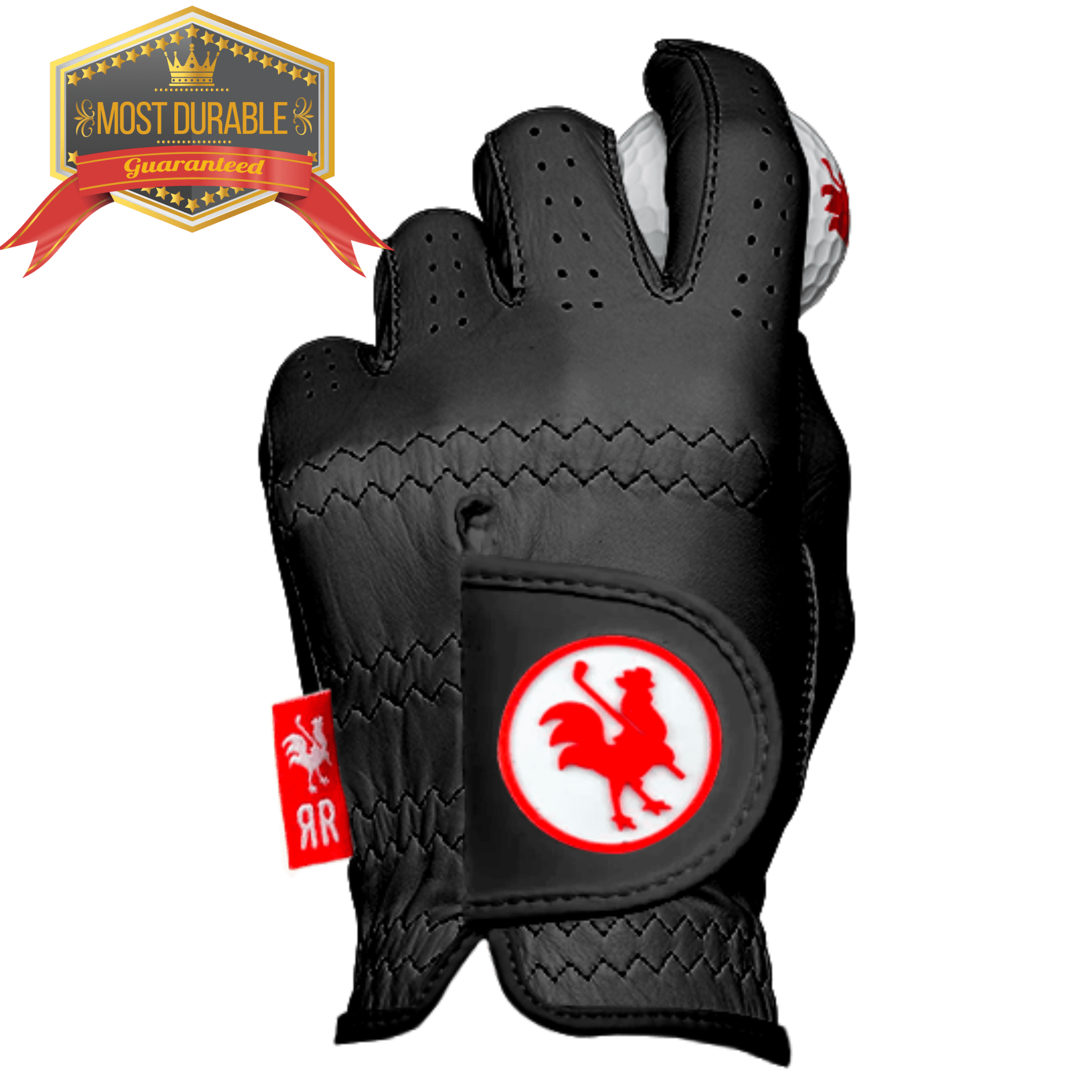 Buy The Saddle Black Golf Glove in USA | Red Rooster Golf