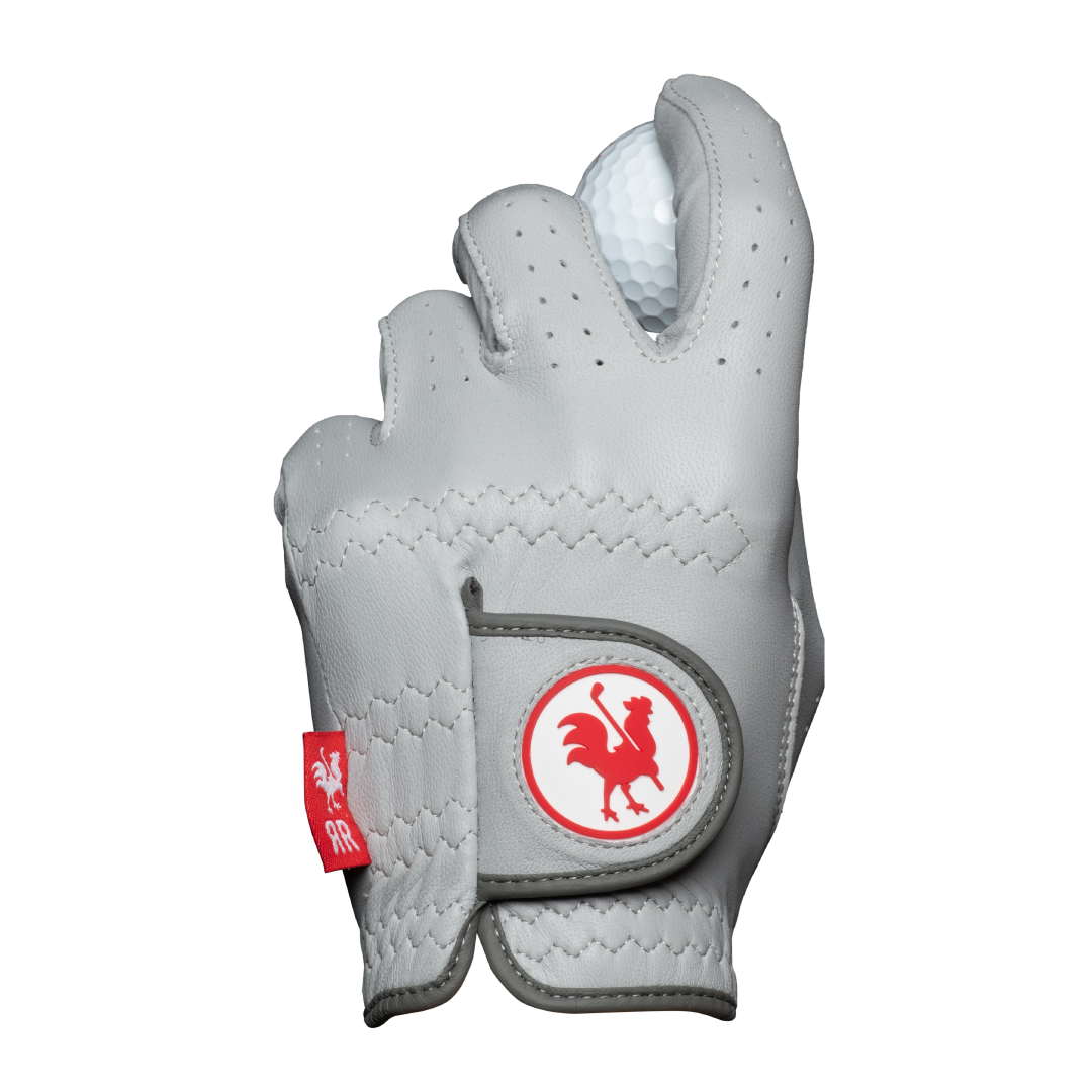 Grey Cabretta Leather The Scots Silver Glove | Red Rooster