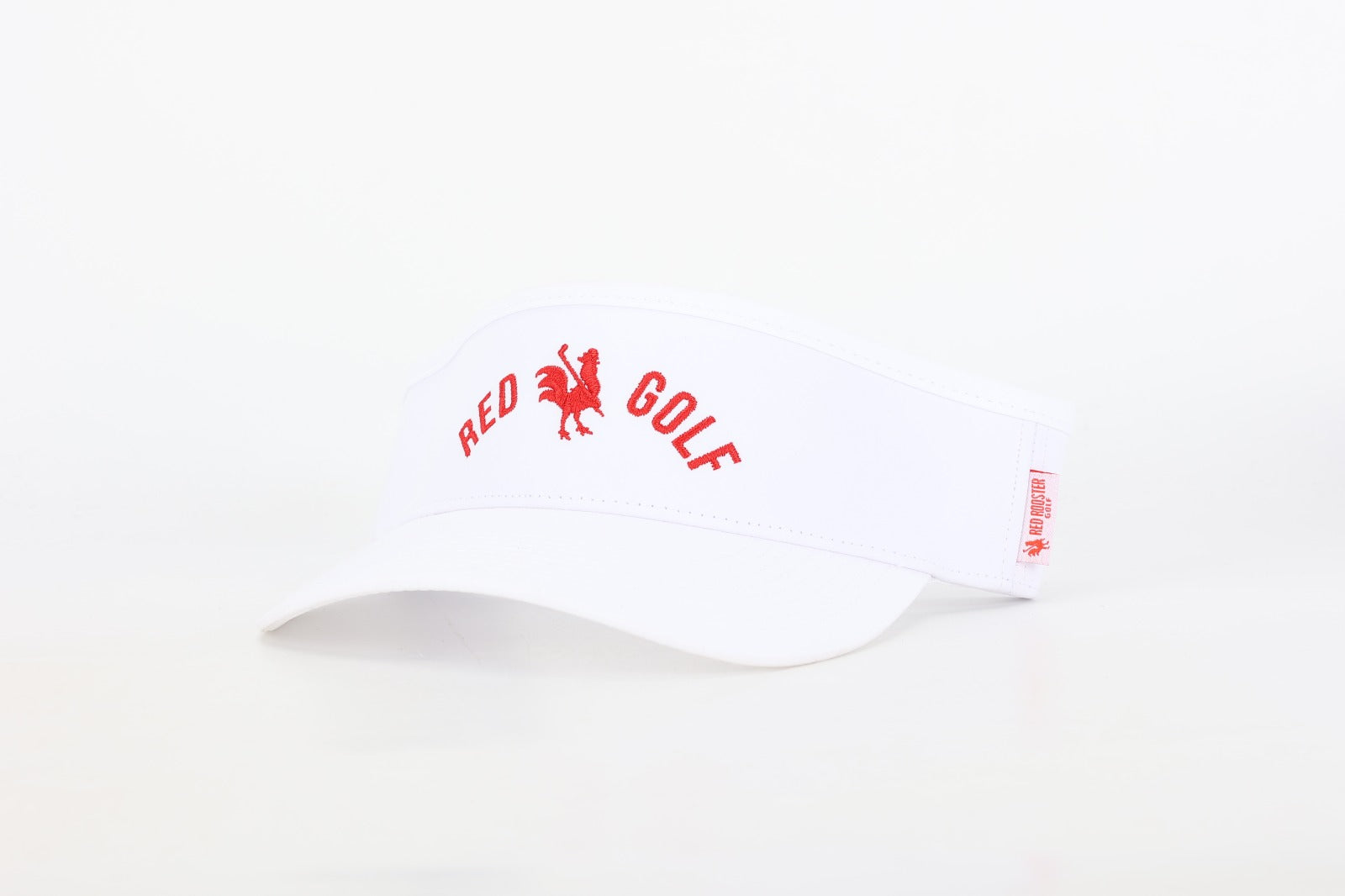Visor - Classic Fit White Hats USA - Red Rooster Golf Inc.
