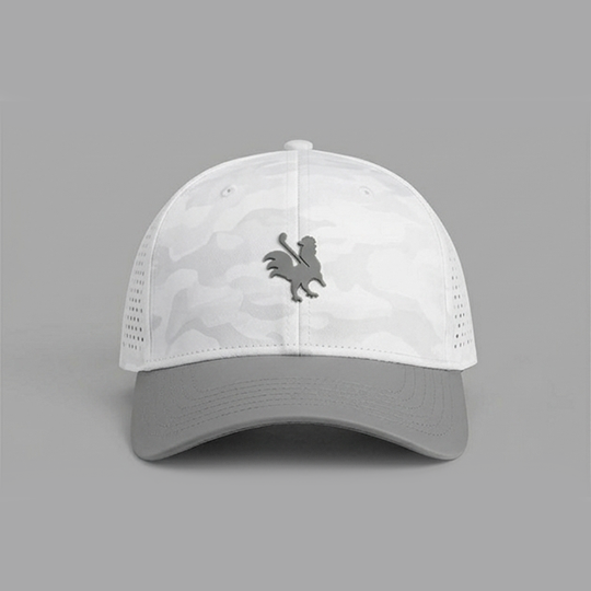 The Roost White Camo Hats USA - Red Rooster Golf Inc.