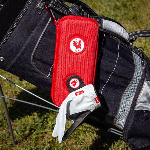 The Glove Compartment - Red Glove case USA - Red Rooster Golf Inc.