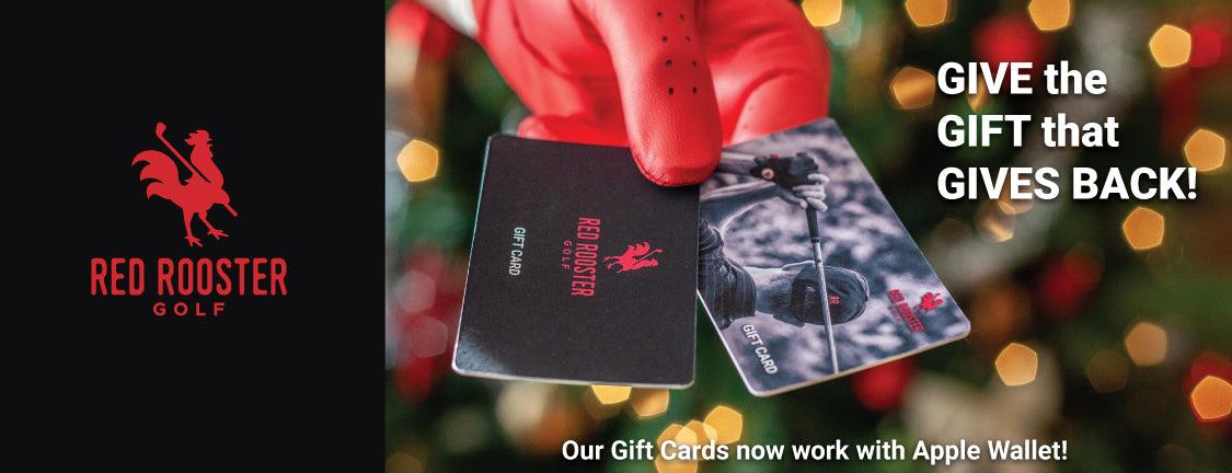 Red Rooster Golf Gift Card - USA Gift Cards USA - Red Rooster Golf Inc.