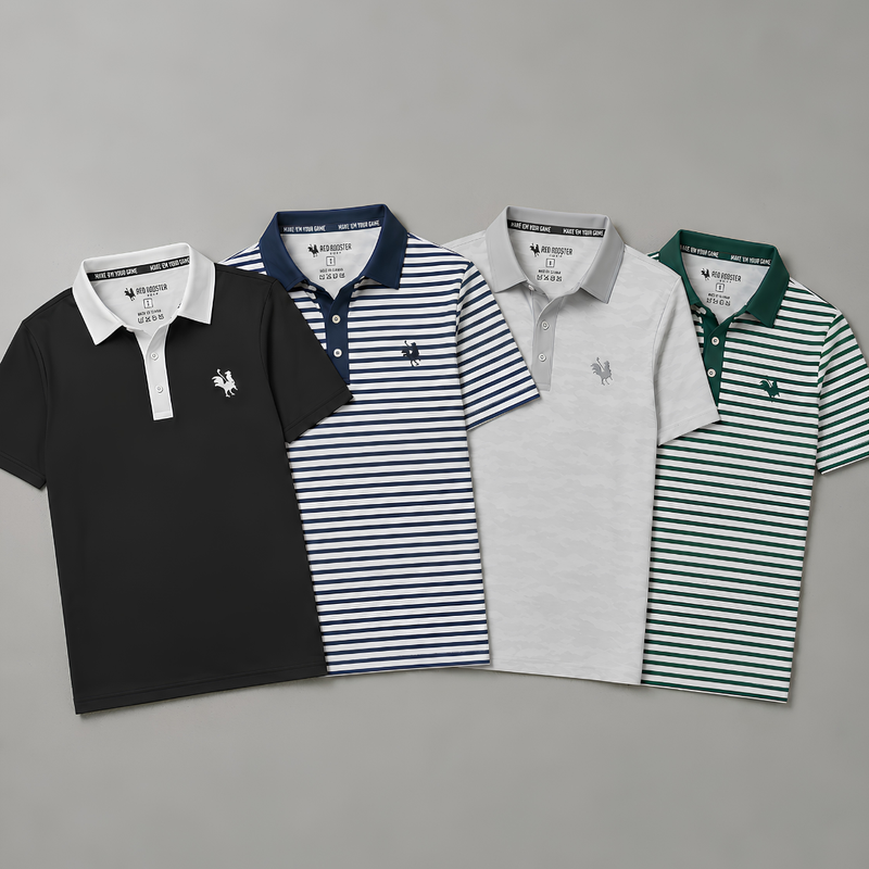 The Flock Golf Polo USA - Red Rooster Golf Inc.