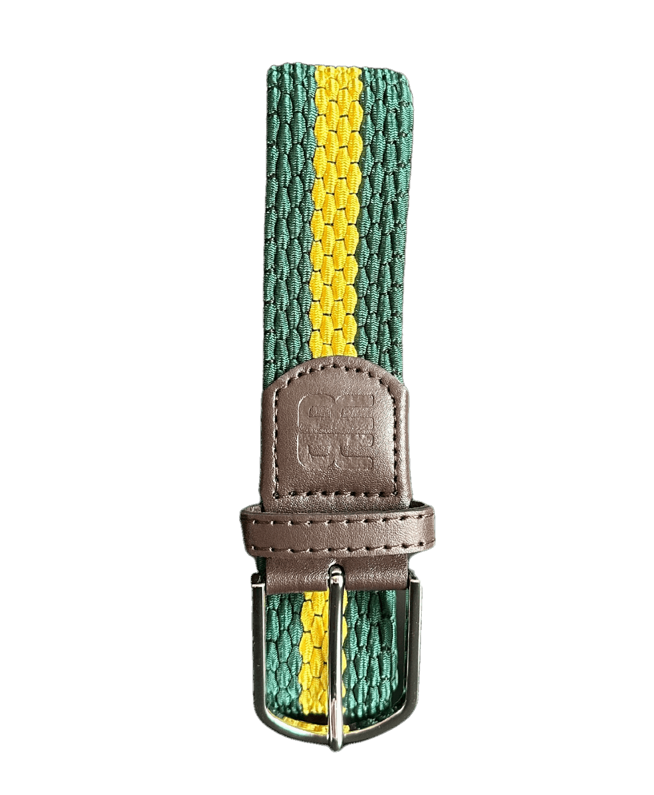 Braided Belt - Green and Yellow Golf Belt USA - Red Rooster Golf Inc.