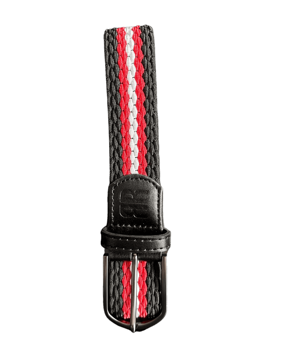 Braided Belt - Black and Red Golf Belt USA - Red Rooster Golf Inc.