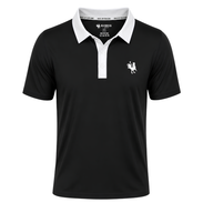The Flock The Classic (Black) Golf Polo USA - Red Rooster Golf Inc.