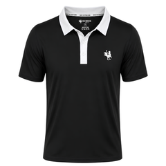 The Flock The Classic (Black) Golf Polo USA - Red Rooster Golf Inc.