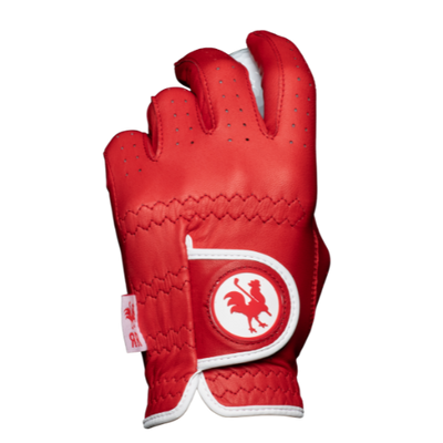 The Comb red golf glove