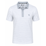 The Flock The Ghost (White Camo) Golf Polo USA - Red Rooster Golf Inc.