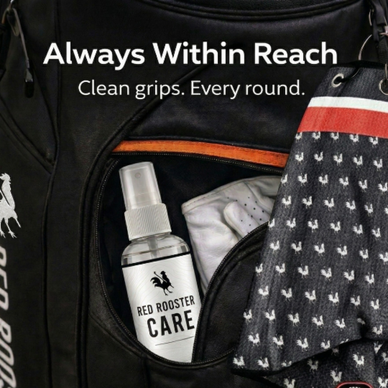 Towel + Grip Cleaner Bundle Golf Grip Cleaner USA - Red Rooster Golf Inc.