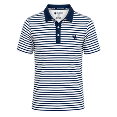 The Flock The Commodore (Blue) Golf Polo USA - Red Rooster Golf Inc.