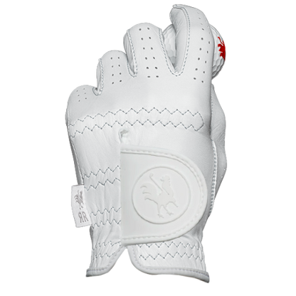 The Whiteout golf glove white