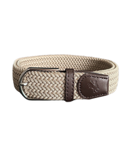 Braided Belt Beige Golf Belt USA - Red Rooster Golf Inc.
