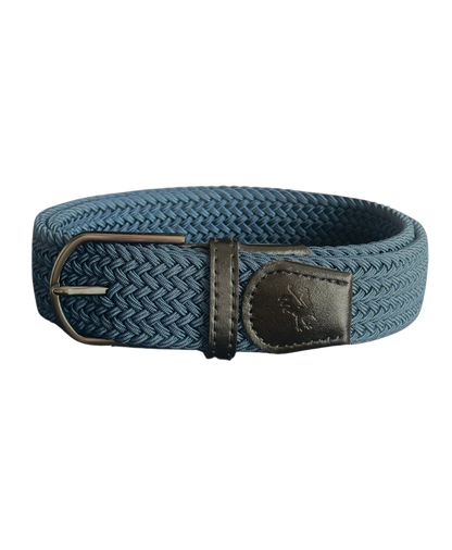 Braided Belt Blue Golf Belt USA - Red Rooster Golf Inc.