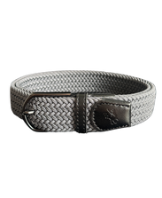 Braided Belt Grey Golf Belt USA - Red Rooster Golf Inc.