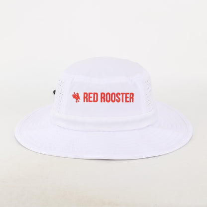 Bucket Hat White - Red Rooster Hats USA - Red Rooster Golf Inc.