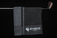 Caddie Towel Black Golf Towels USA - Red Rooster Golf Inc.