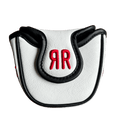 Mallet Putter - The Lair (White) Golf Club Headcovers Red Rooster Golf Inc.