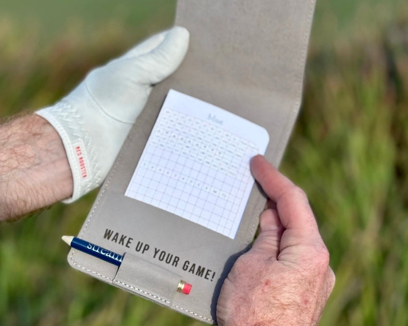 LEATHER SCORECARD HOLDER GIFT SET