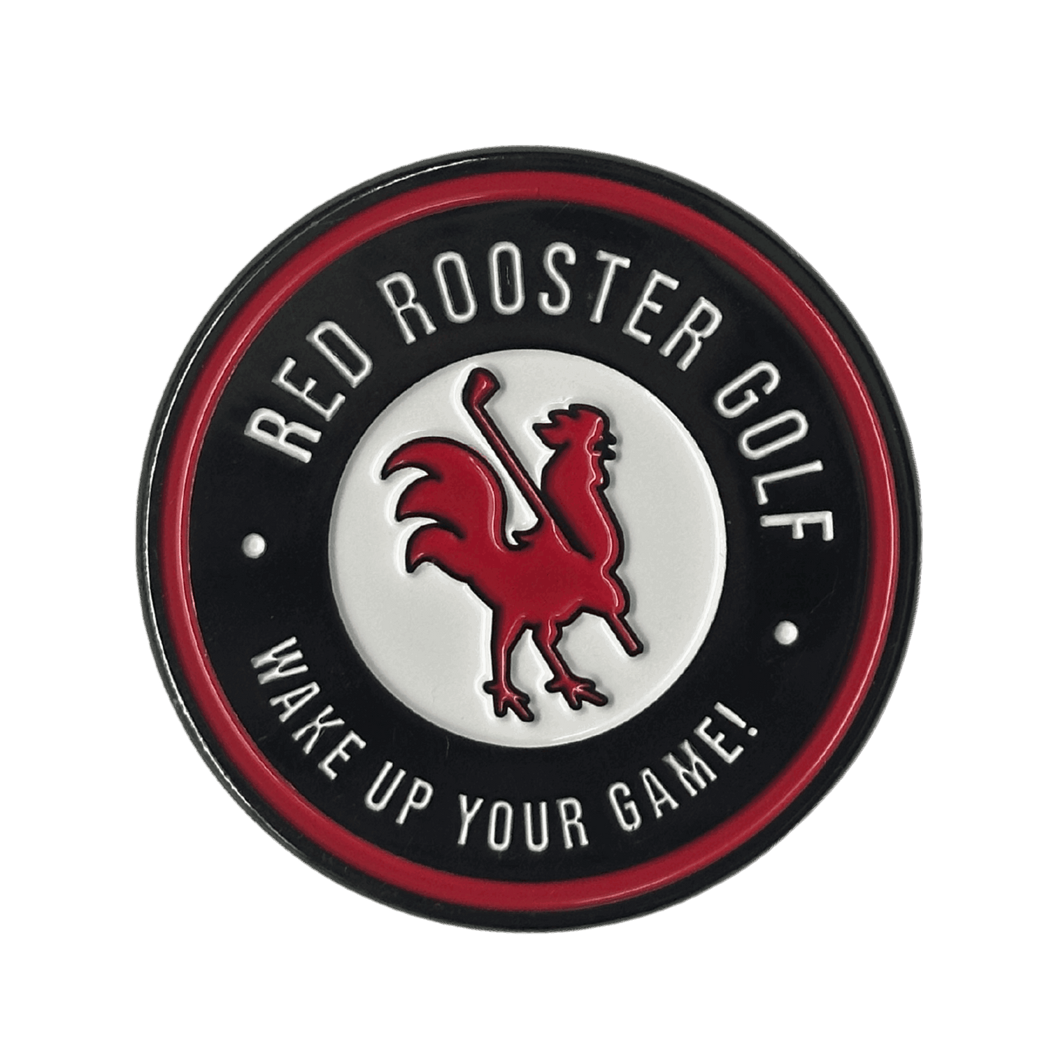 The Clutch - Ball Markers Black (The Crow) Ball Markers USA - Red Rooster Golf Inc.