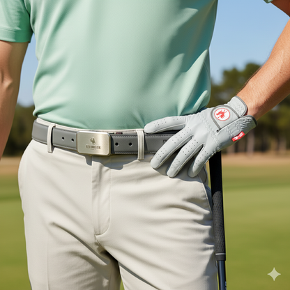 Leather Belt - 3 pack Golf Belt USA - Red Rooster Golf Inc.