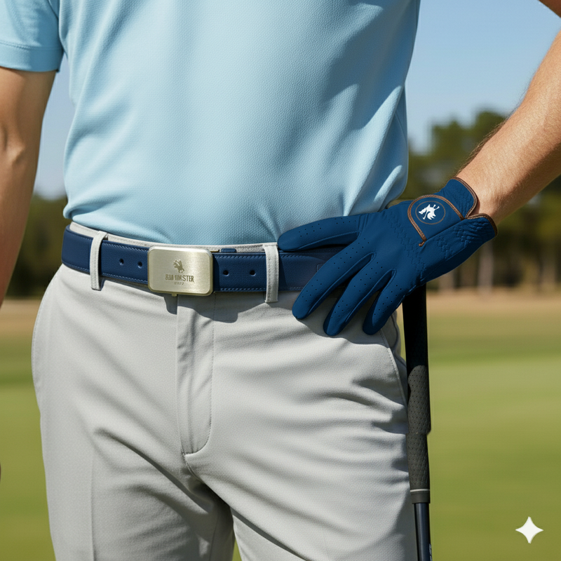 Leather Belt - 3 pack Golf Belt USA - Red Rooster Golf Inc.