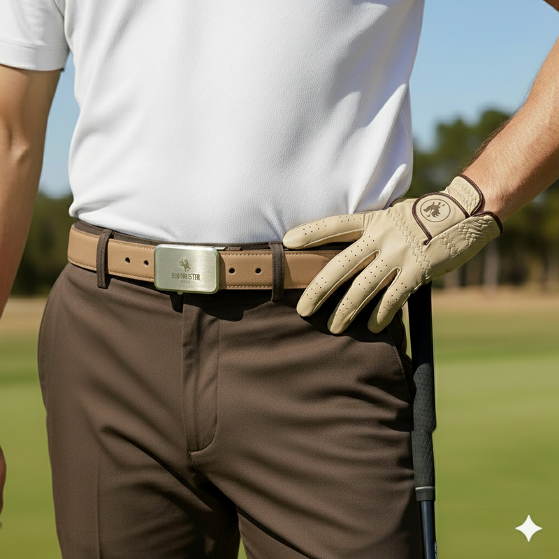 Leather Belt - 3 pack Golf Belt USA - Red Rooster Golf Inc.
