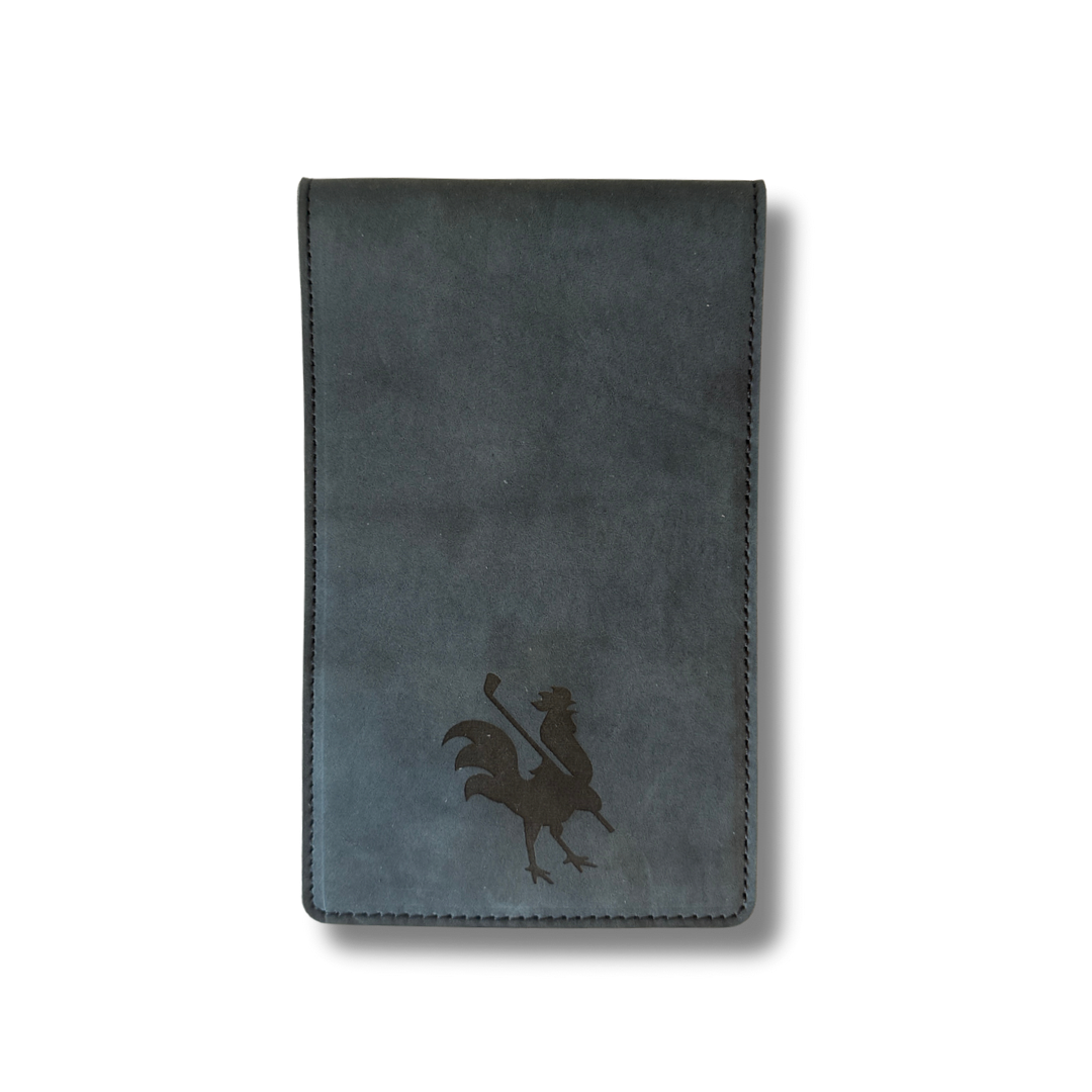 Leather Scorecard Holder Black Scorecard Holder USA - Red Rooster Golf Inc.
