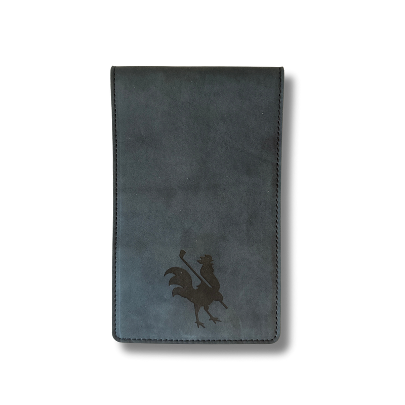 Leather Scorecard Holder Black Scorecard Holder USA - Red Rooster Golf Inc.