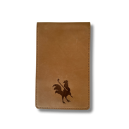 Leather Scorecard Holder Brown Scorecard Holder USA - Red Rooster Golf Inc.
