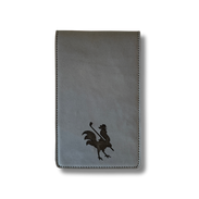 Leather Scorecard Holder Grey Scorecard Holder USA - Red Rooster Golf Inc.