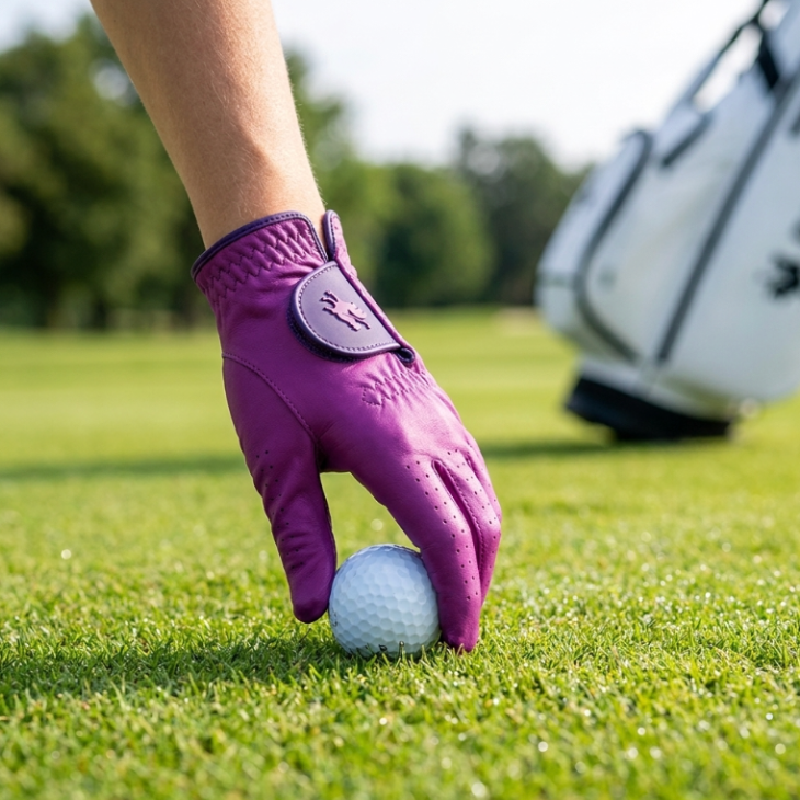 Women's Lilac Gloves USA - Red Rooster Golf Inc.