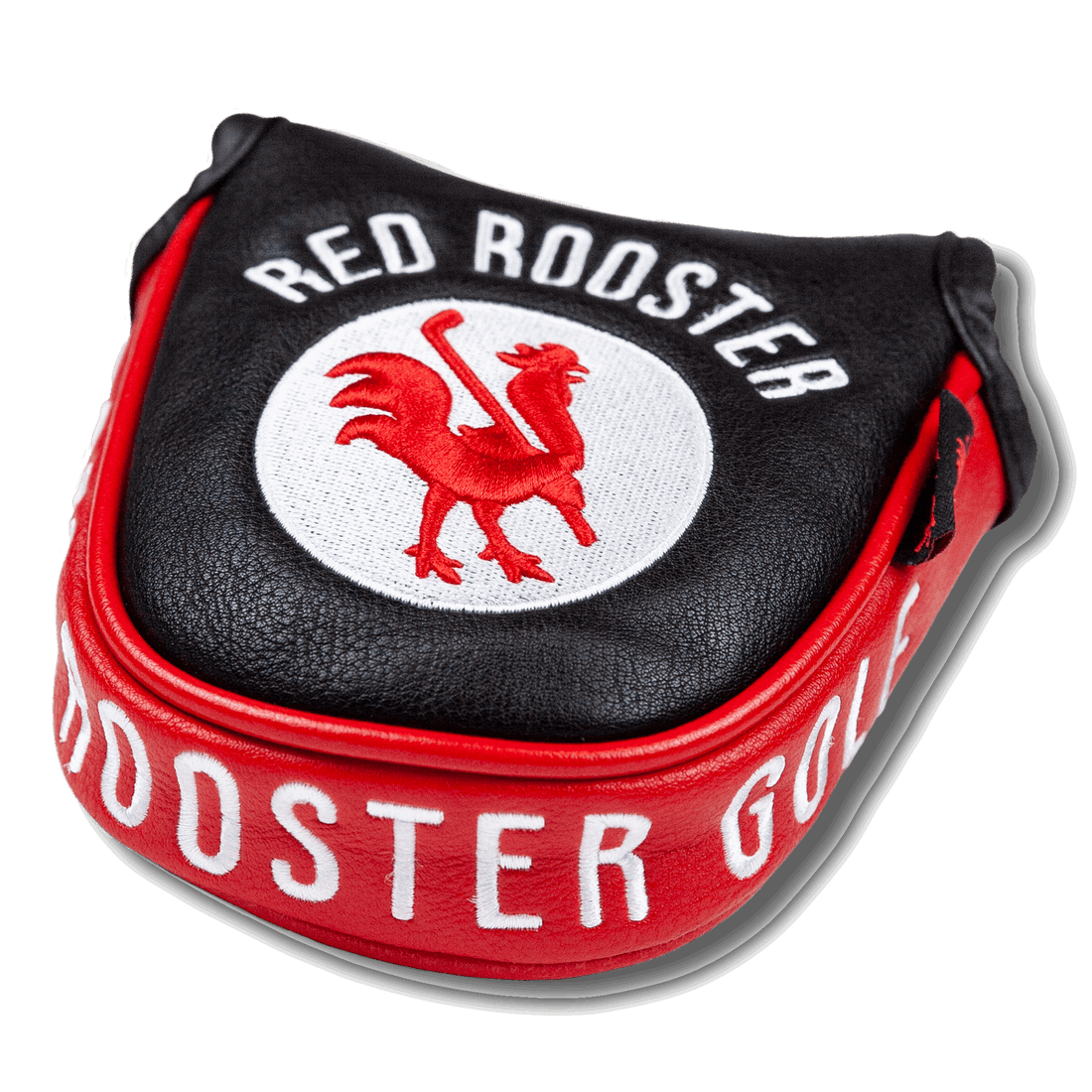 Mallet Putter - The Lair (Red) Golf Club Headcovers Red Rooster Golf Inc.