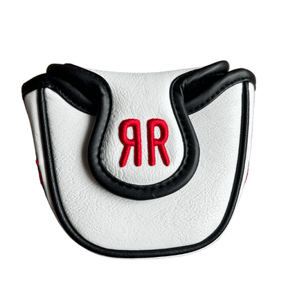 Mallet Putter - The Lair (White) Golf Club Headcovers Red Rooster Golf Inc.