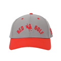 The Over Easy Grey Red Hats USA - Red Rooster Golf Inc.