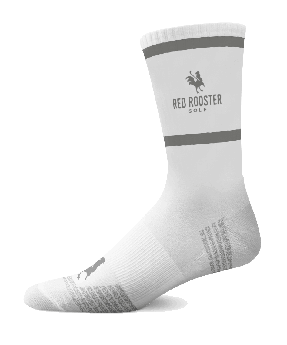 Performance Socks - Long The Whiteout Golf Socks USA - Red Rooster Golf Inc.