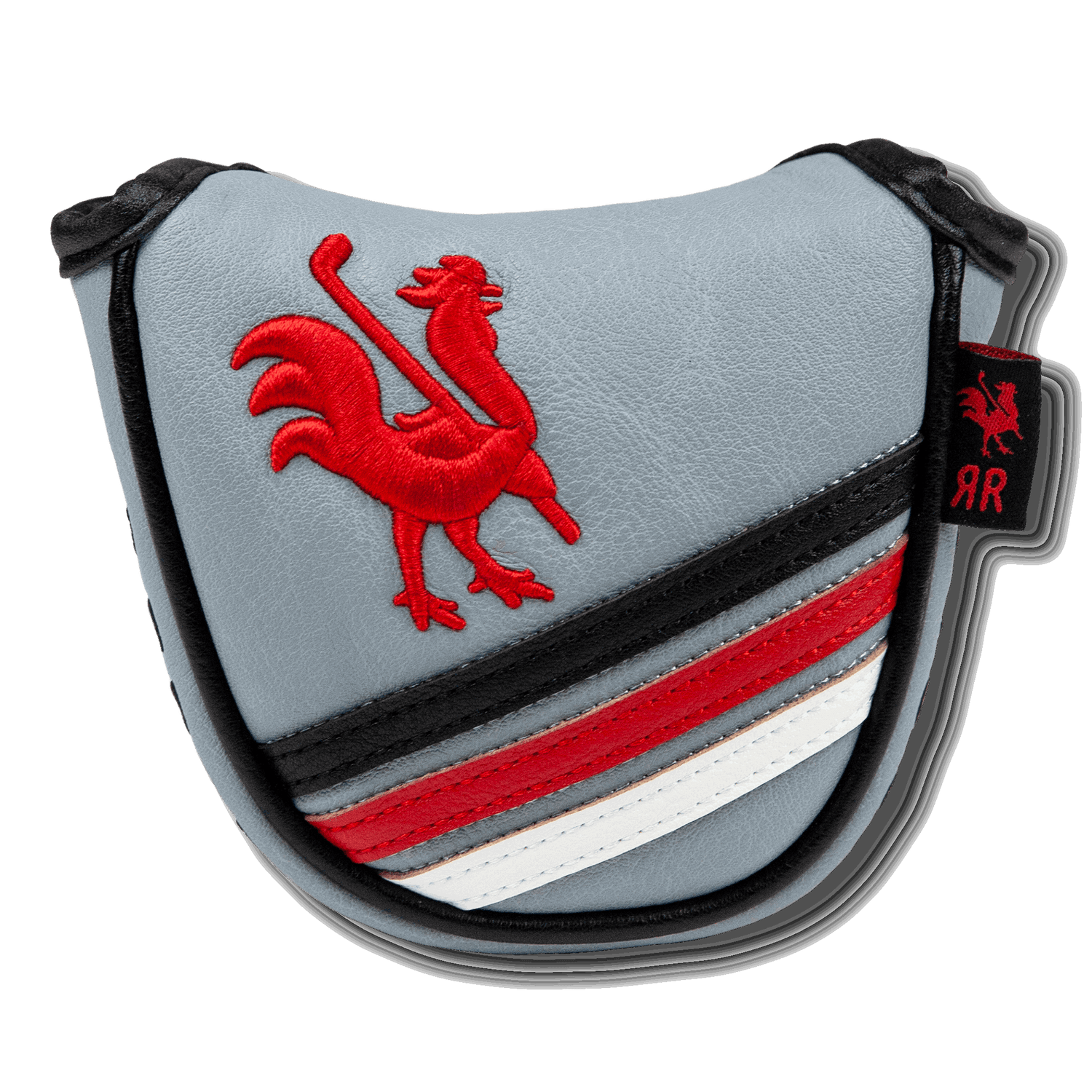 Mallet Putter - The Lair (Grey) Golf Club Headcovers Red Rooster Golf Inc.