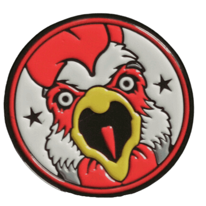 The Rowdy Rooster - Ball Marker Default Title Ball Markers USA - Red Rooster Golf Inc.