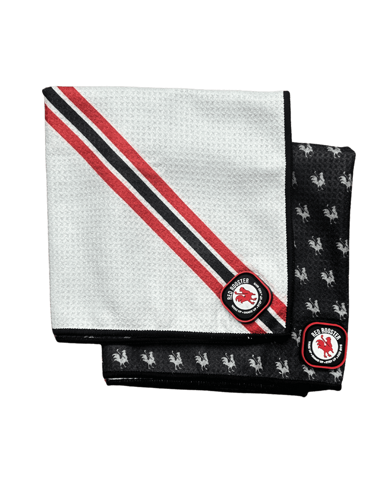 The Fluff Magnet Mini Golf Towels Red Rooster Golf Inc.