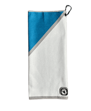 The Fluff Magnet Blue White Golf Towels Red Rooster Golf Inc.