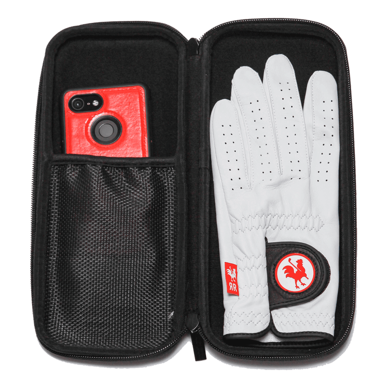 The Glove Compartment - Black Glove case USA - Red Rooster Golf Inc.