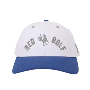 The Over Easy I Snapback Hat White Blue Hats USA - Red Rooster Golf Inc.