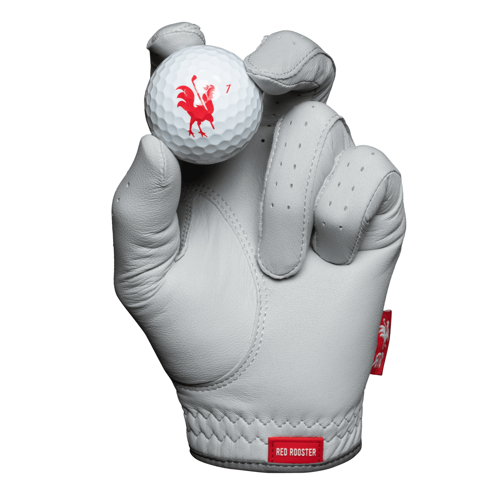 Grey Cabretta Leather The Scots Silver Glove | Red Rooster